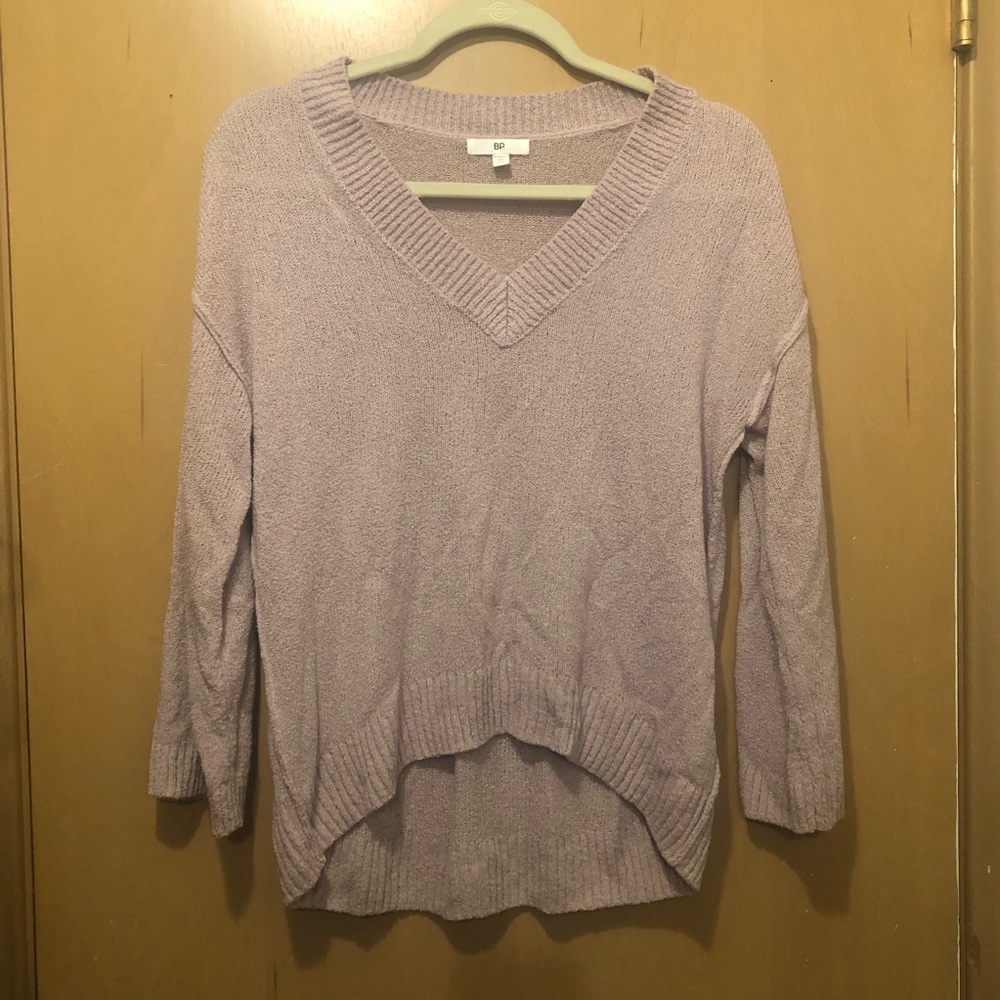Bp blush light weight high low sweater size xs